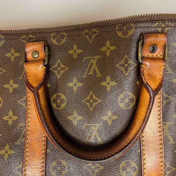 💯 Authentic Louis Vuitton Keepall 50 Monogram Vintage - Picture 7 of 15